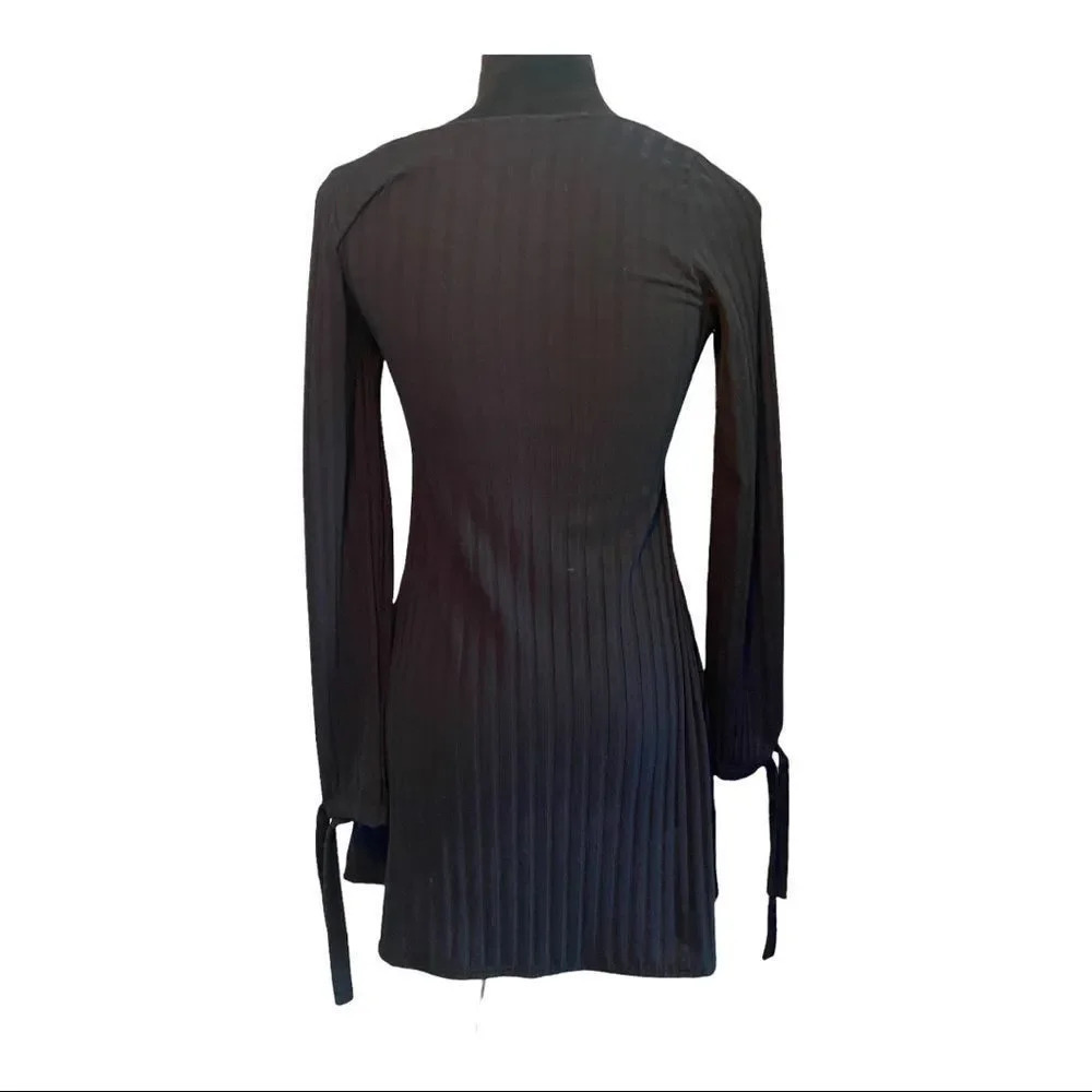 ! Nasty Gal Collection knit fit and flare skater dress long sleeve - Picture 3 of 5
